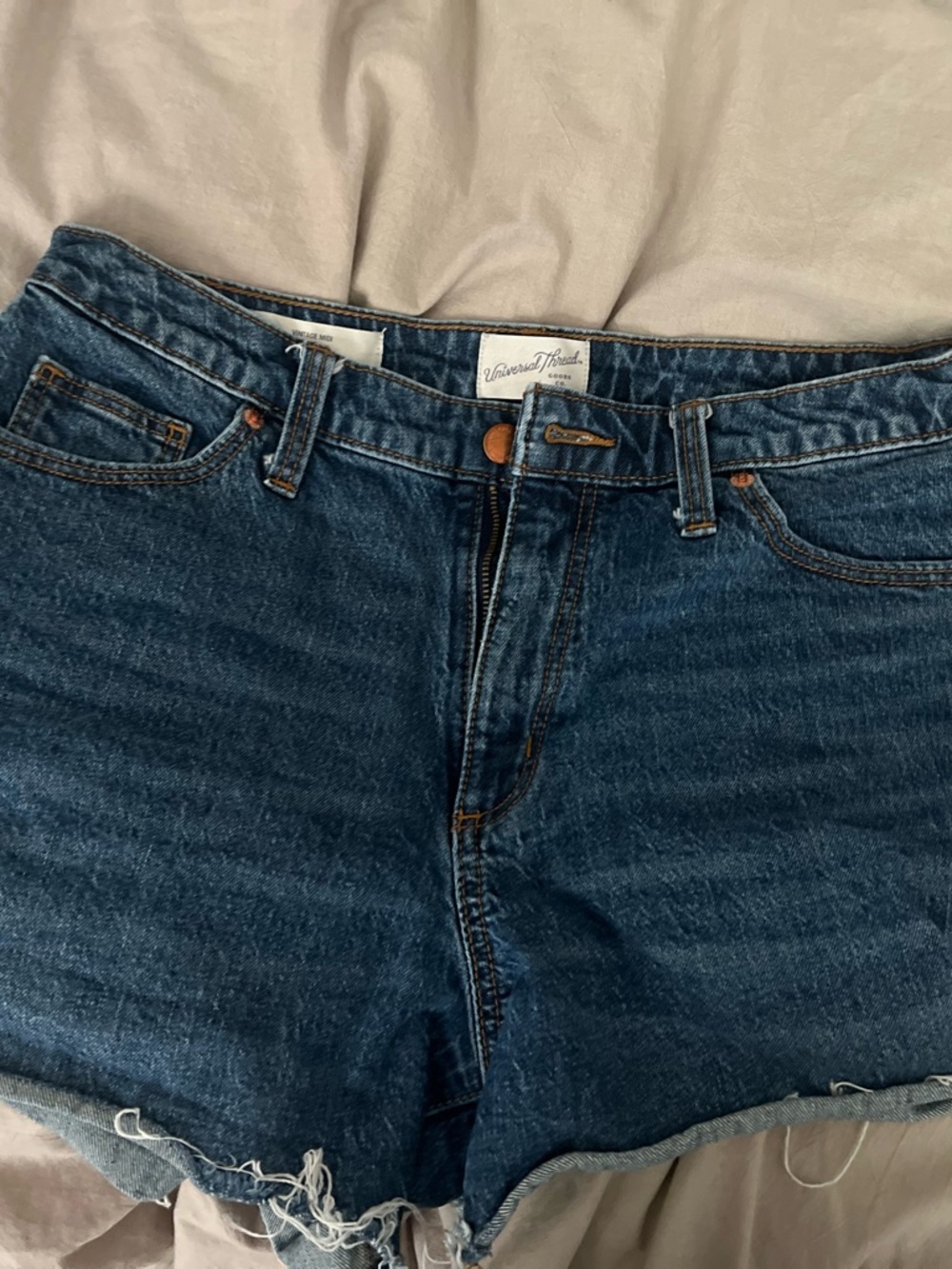 Universal Thread Dark Blue Denim Jean Shorts